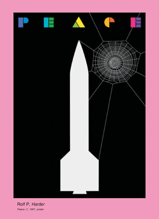 Rolf P, Harder- Peace, C, 1987, poster